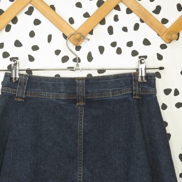 Art Class Dark Wash Denim Mini A-Line Girls Jean Skirt - Picture 4 of 6